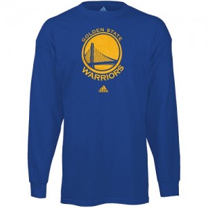 Tee-Shirt Basket Warriors Homme Royal Blue Prime Logo Long Sleeve 