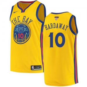 Nike Maillot Basket Tim Hardaway GSW Team or No.10 Homme 2018 Finals Bound City Edition