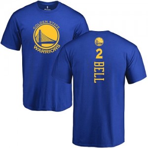 T-Shirt De Jordan Bell Golden State Warriors #2 Nike Homme & Enfant Bleu royal Backer