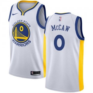 Nike NBA Maillots De McCaw Golden State Warriors Association Edition Homme No.0 Blanc