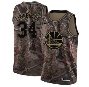 Maillot Basket Livingston Warriors Realtree Collection Nike Enfant #34 Camouflage