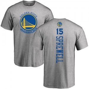 Nike T-Shirt Sprewell Golden State Warriors No.15 Homme & Enfant Ash Backer