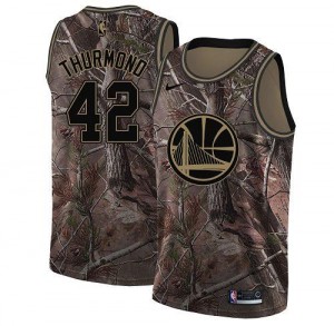 Nike Maillot Basket Nate Thurmond Warriors Realtree Collection No.42 Homme Camouflage