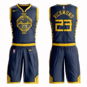 Maillots Richmond Golden State Warriors Suit City Edition Enfant Nike #23 bleu marine
