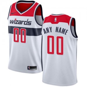 Nike Maillot Personnalisable Wizards Blanc Homme Association Edition
