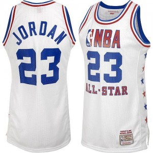 Mitchell and Ness Maillots De Michael Jordan Washington Wizards Blanc 2003 All Star Throwback #23 Homme