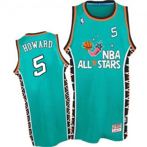 Mitchell and Ness Maillots De Basket Howard Washington Wizards No.5 1996 All Star Throwback Homme Bleu clair