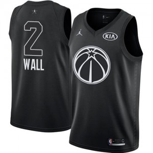 Jordan Brand Maillot Basket Wall Washington Wizards Noir No.2 Homme 2018 All-Star Game