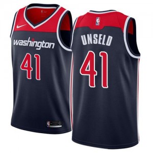 Nike Maillot Wes Unseld Wizards Statement Edition Enfant No.41 bleu marine