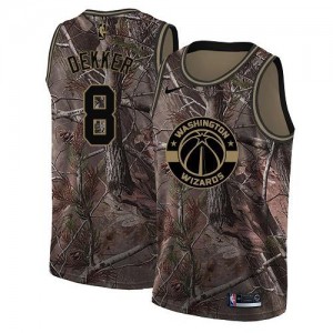 Nike NBA Maillot De Basket Dekker Washington Wizards #8 Homme Camouflage Realtree Collection