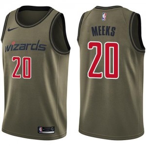 Nike NBA Maillot De Basket Jodie Meeks Wizards #20 Salute to Service vert Enfant