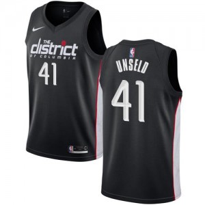 Maillots Unseld Washington Wizards Noir No.41 Homme City Edition Nike