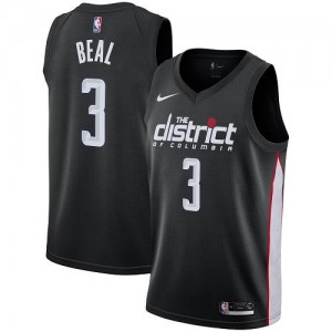 Nike Maillot De Beal Washington Wizards City Edition No.3 Noir Homme