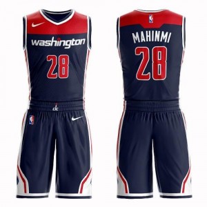 Nike NBA Maillot De Basket Ian Mahinmi Washington Wizards Enfant No.28 bleu marine Suit Statement Edition