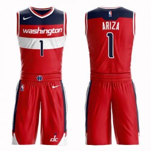 Maillot Basket Ariza Wizards Suit Icon Edition Nike #1 Enfant Rouge